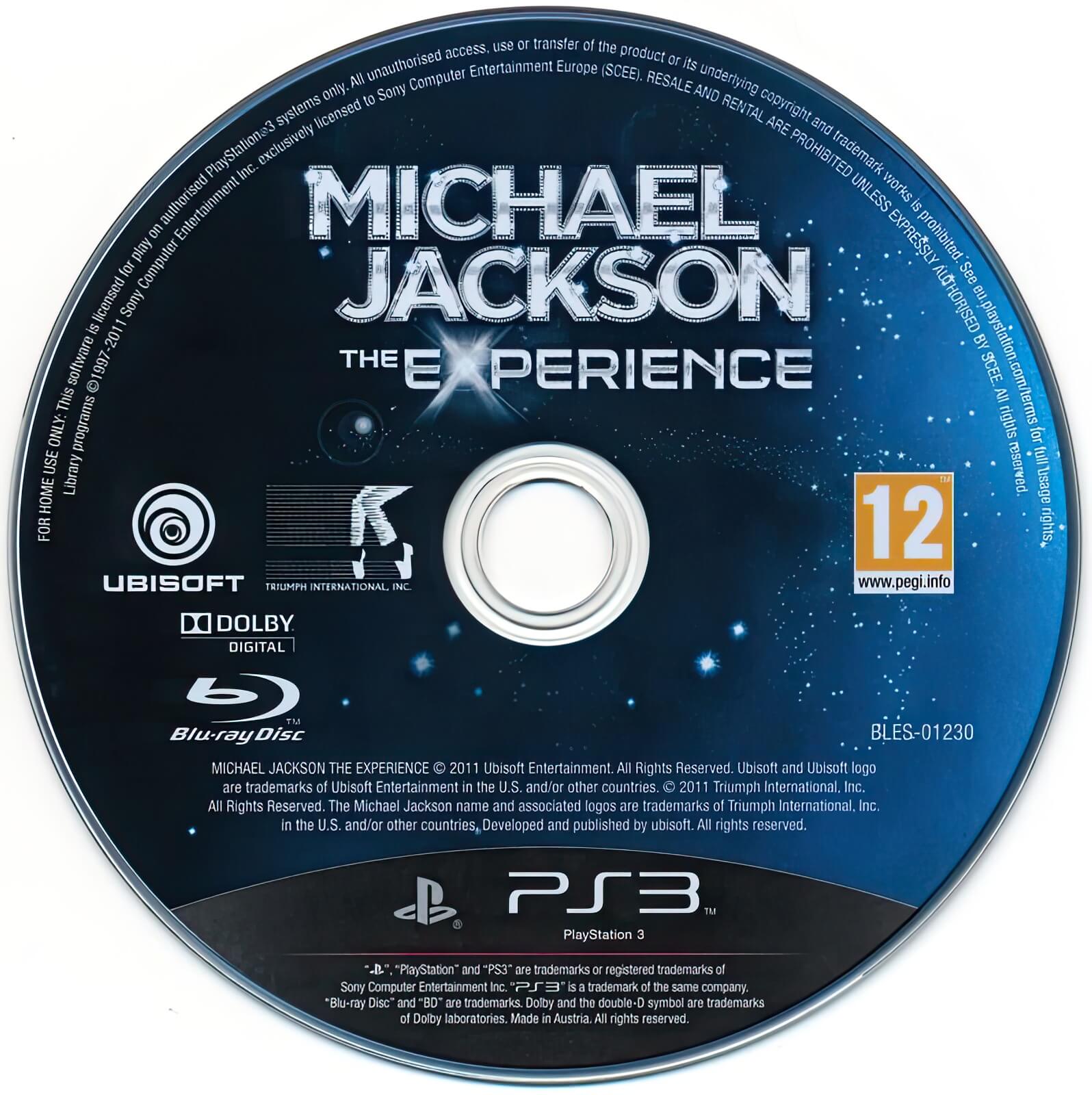 Лицензионный диск Michael Jackson the Experience для PlayStation 3